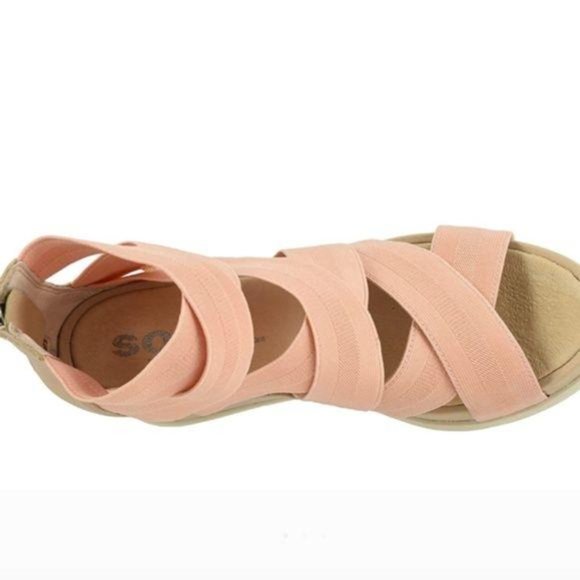 EUC Sorel Leather Joanie II Platform Wedge Sandals 7 - Picture 6 of 11